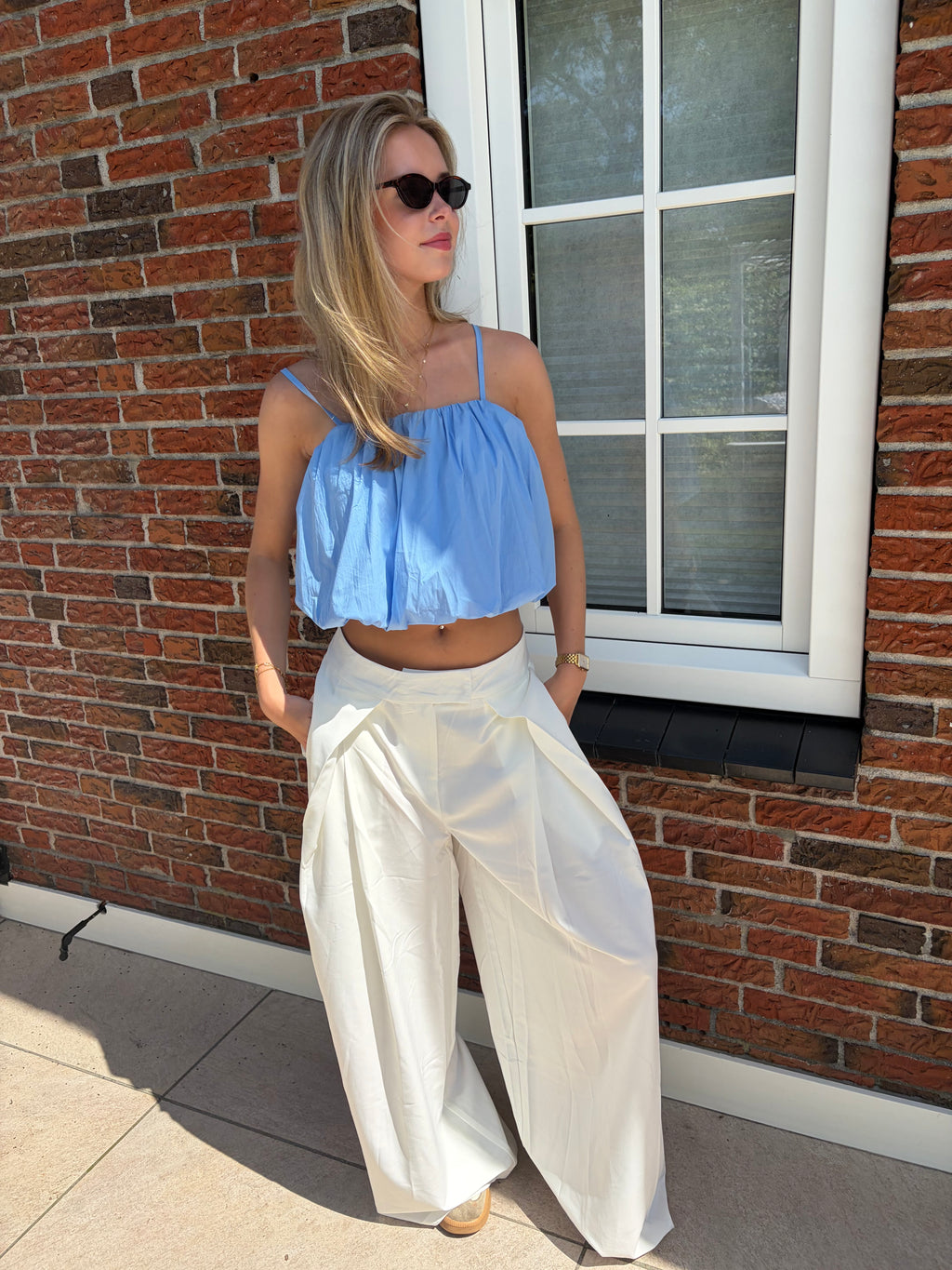 Soft Blue Top