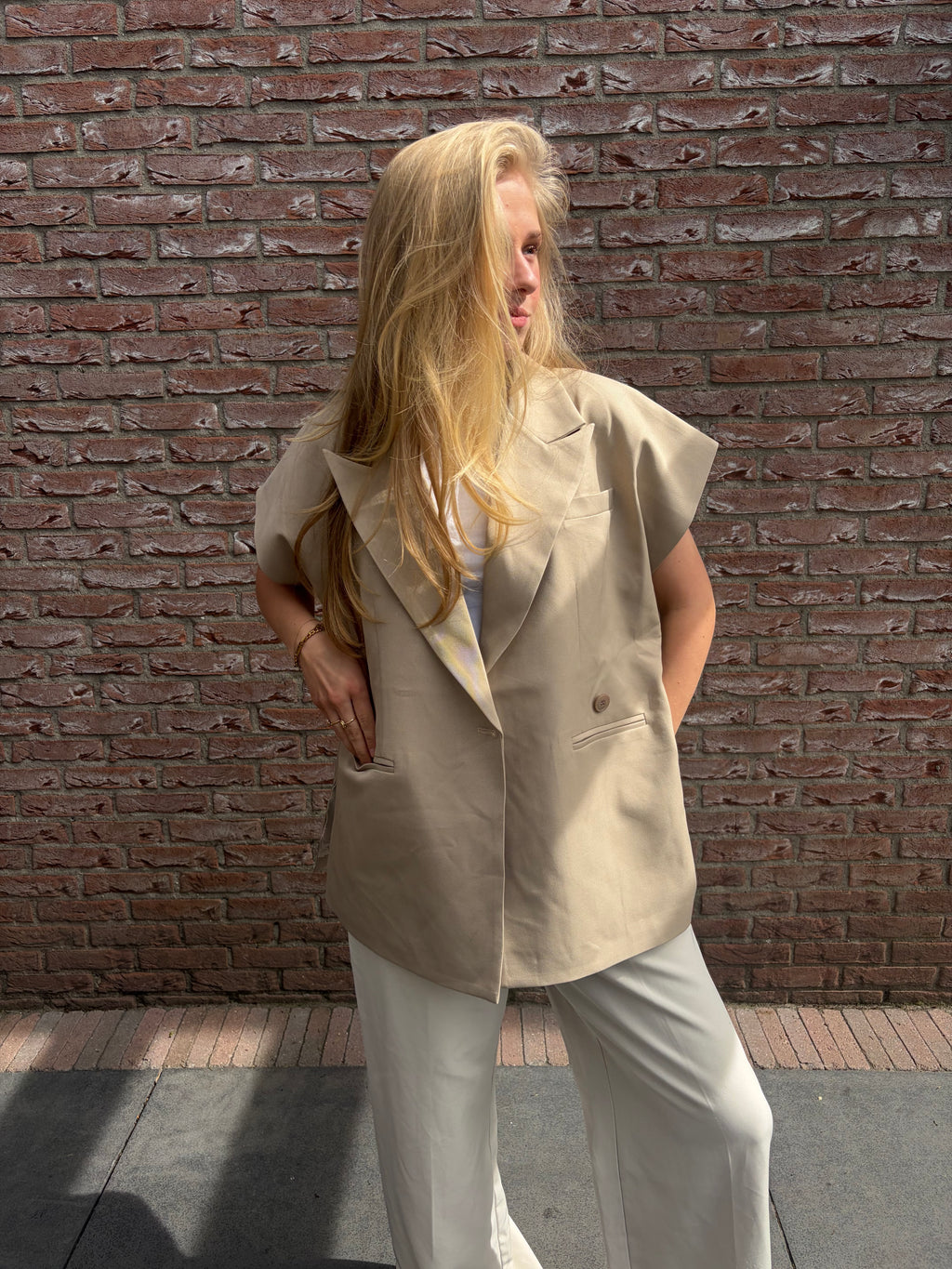 Veya Blazer Beige