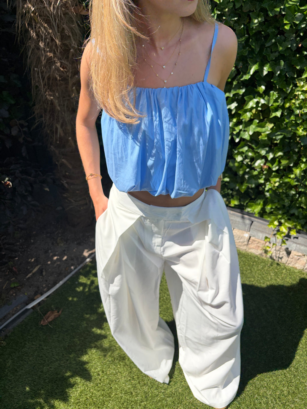 Soft Blue Top