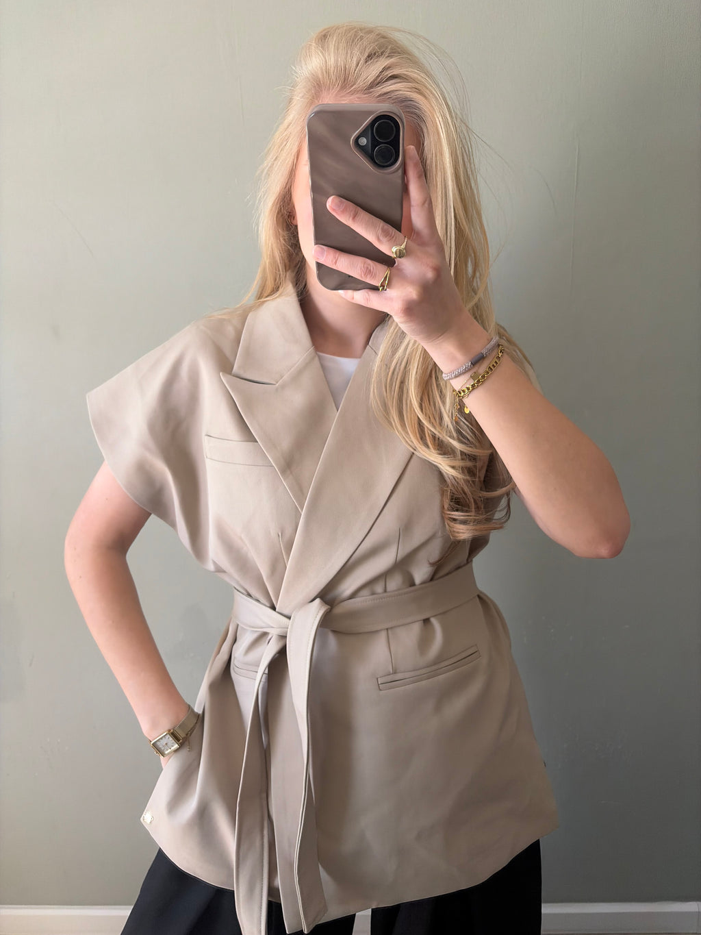 Veya Blazer Beige