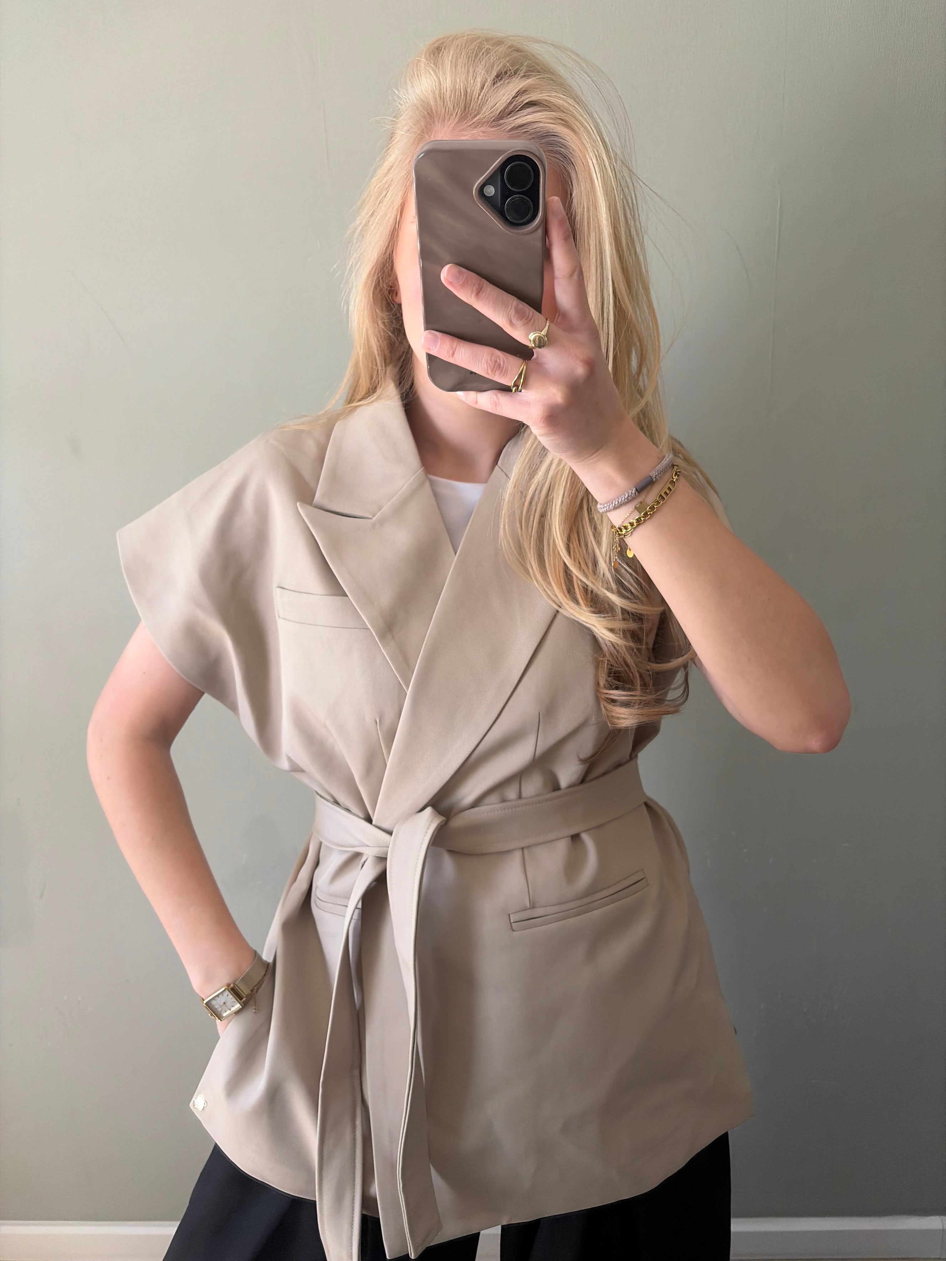 Veya Blazer Beige