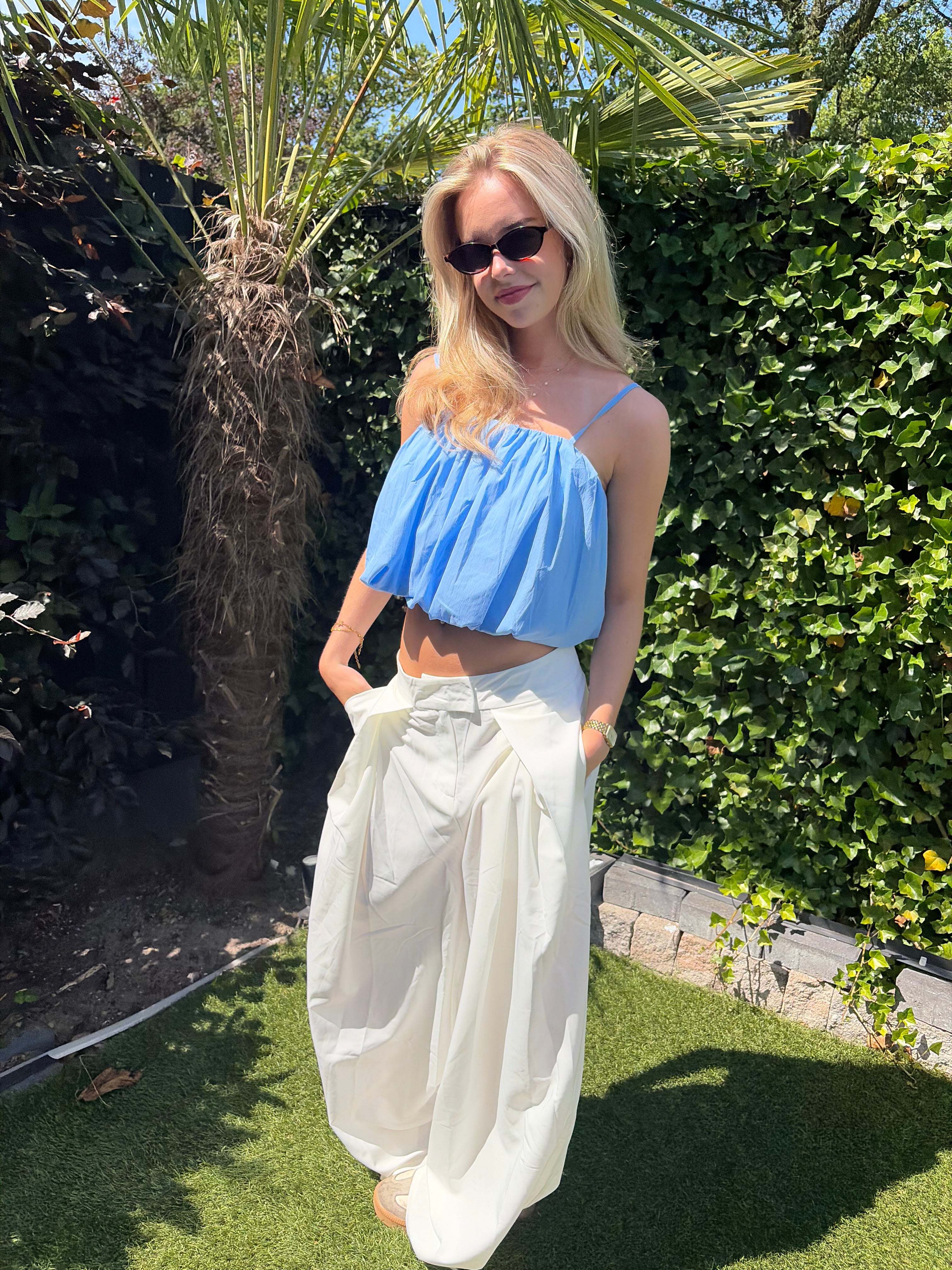 Soft Blue Top
