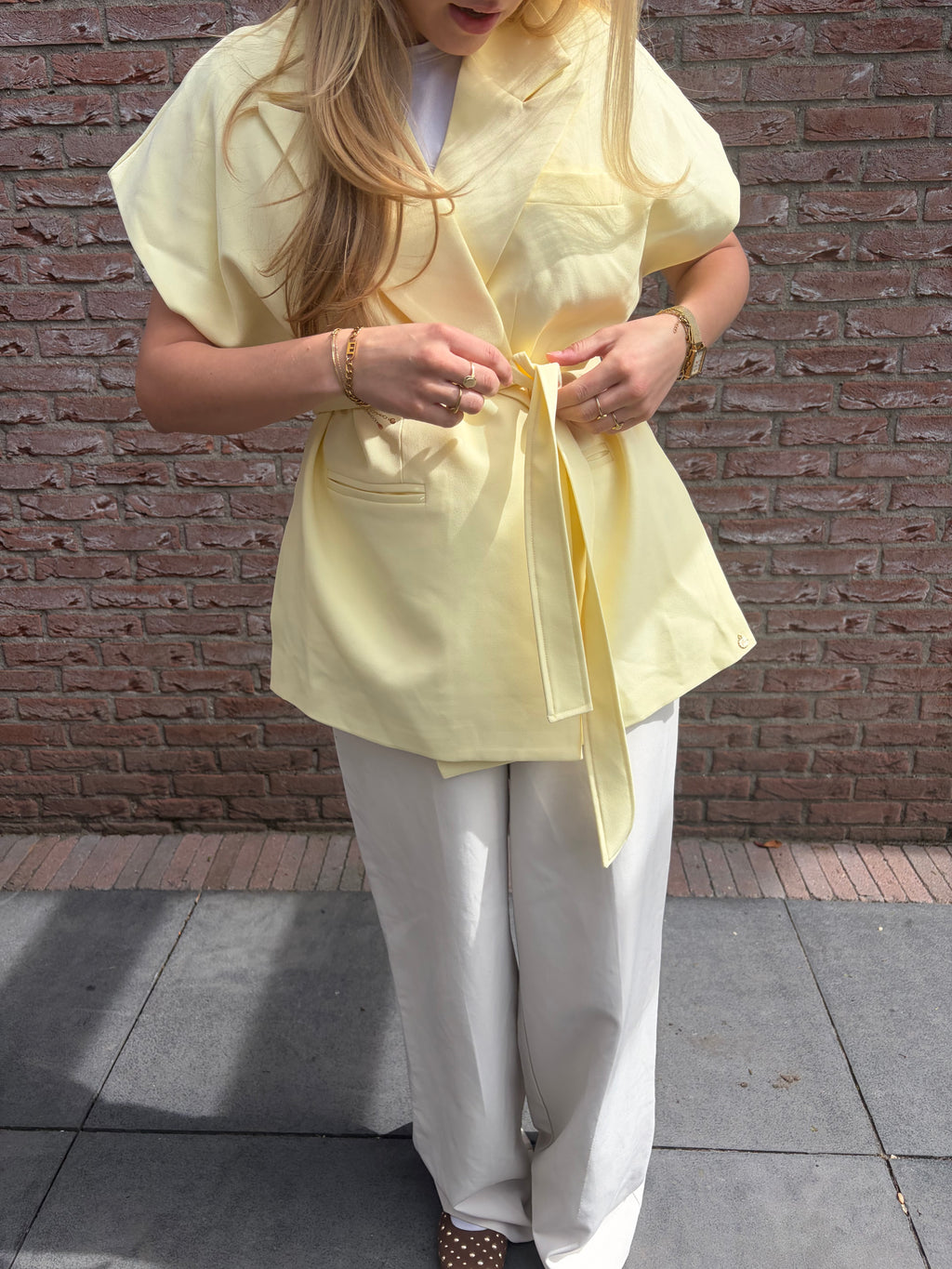 Veya Blazer Geel