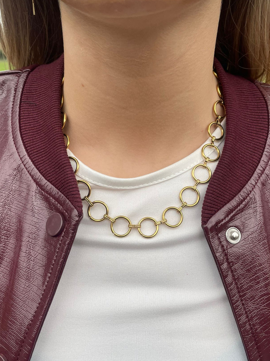 GOLDEN HOOPS KETTING