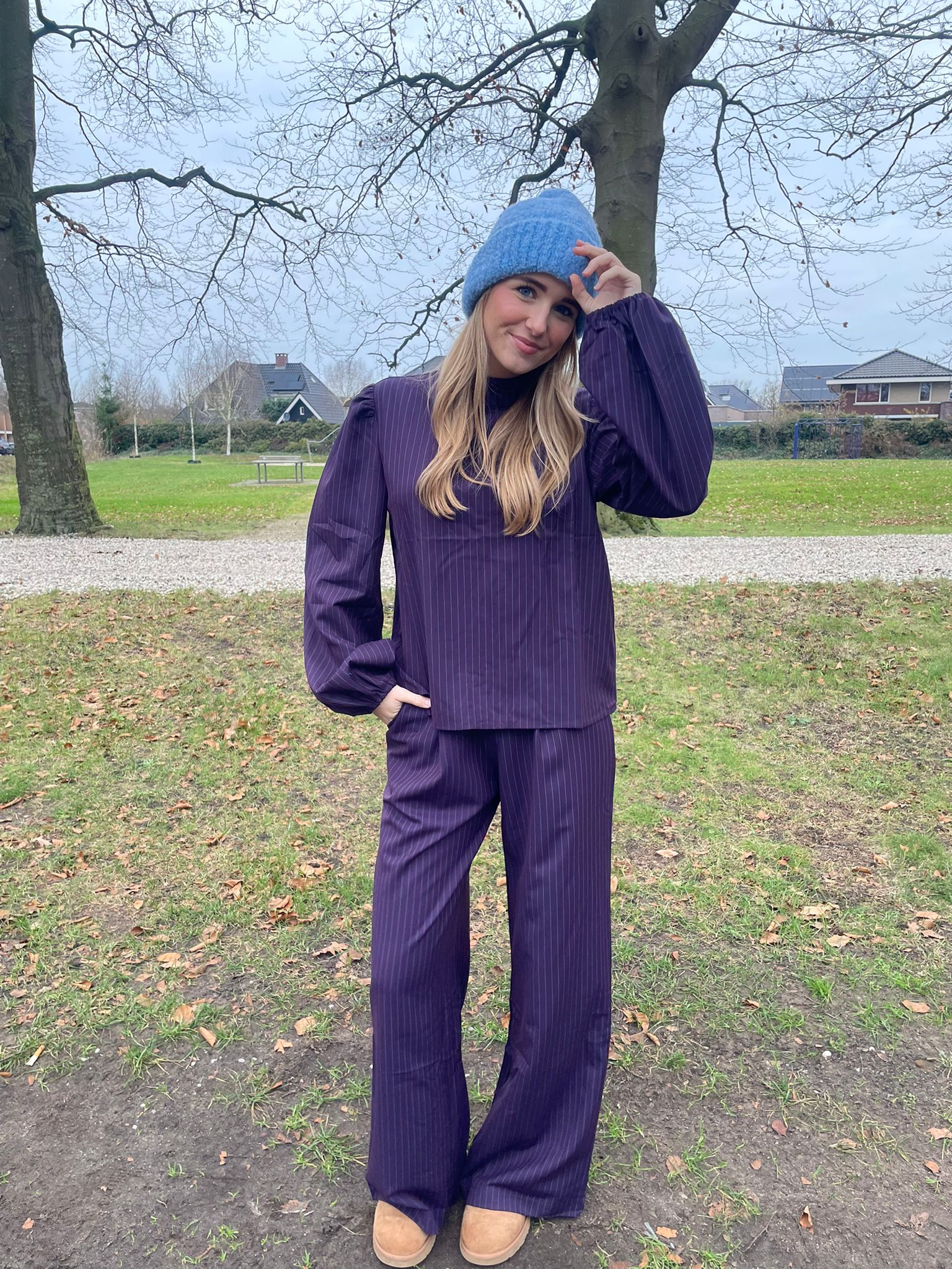 PANTALON MET KRIJTSTREEP