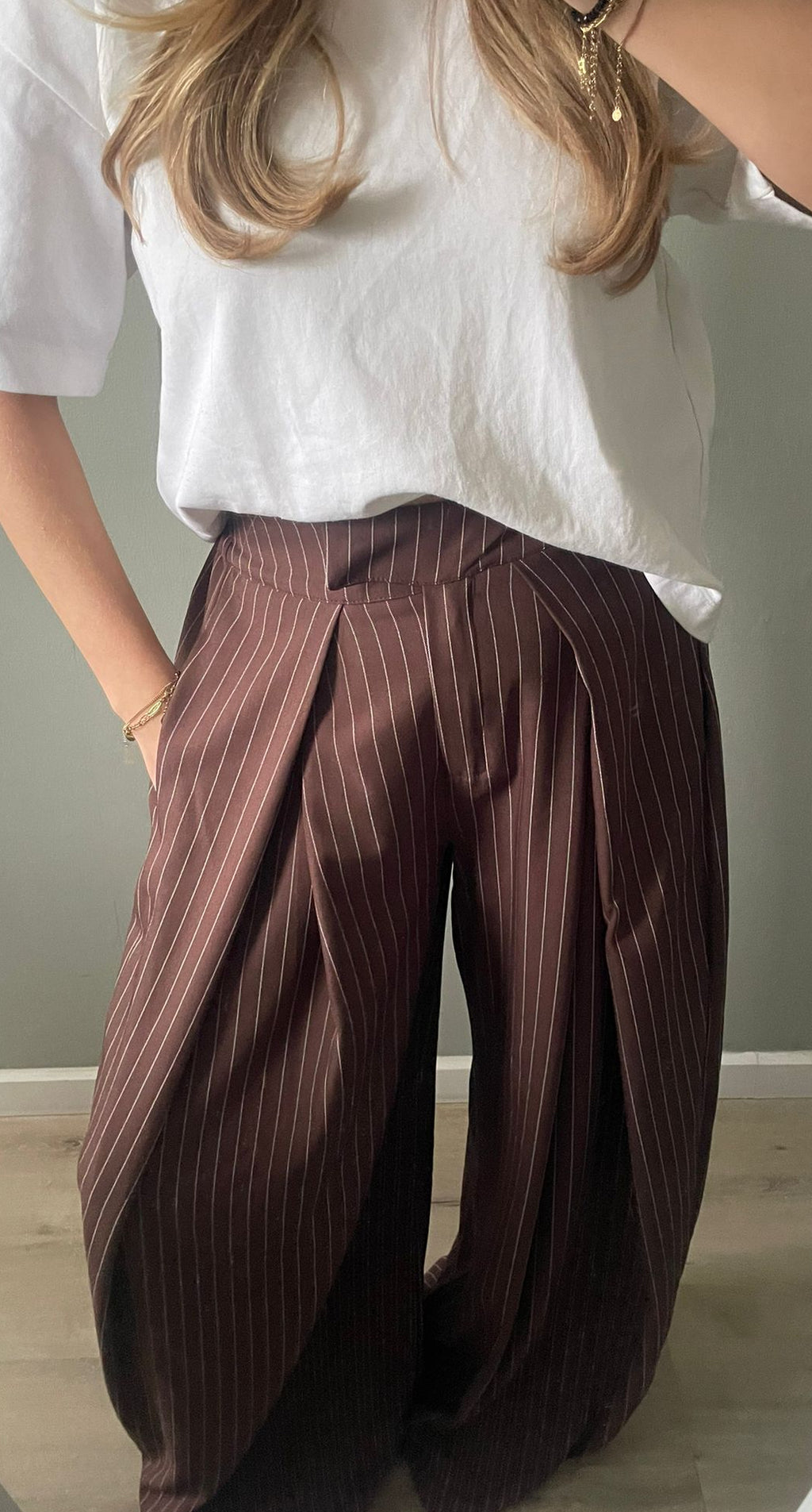 Coco Barrel Pantalon Krijtstreep